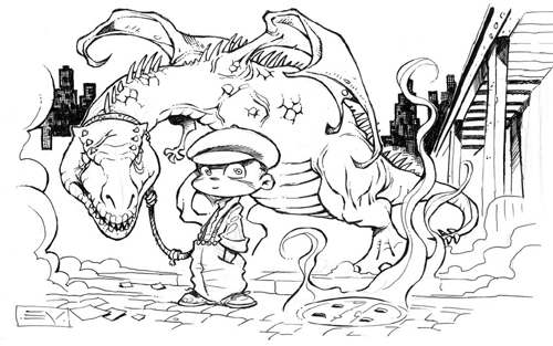Kid & Dragon, de Enrique Vegas