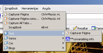 scrapbook captura