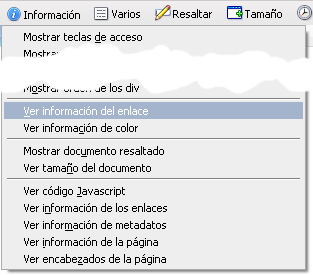 webdeveloper tamano site
