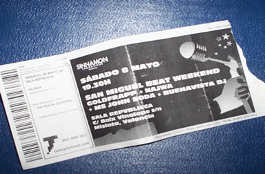 San Miguel Beat Weekend 8-05-04