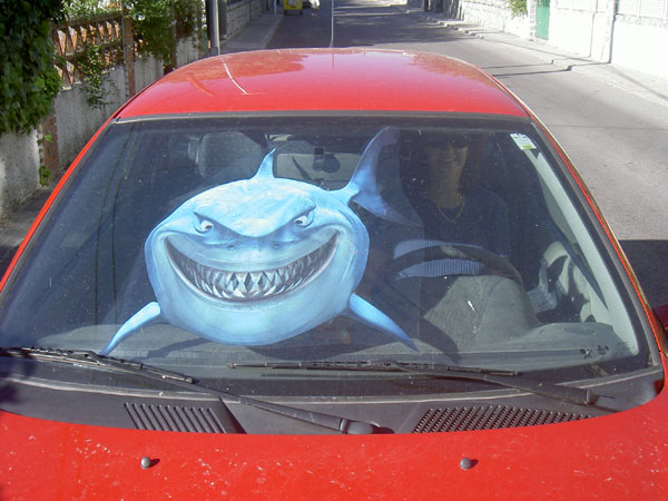 El coche-pecera