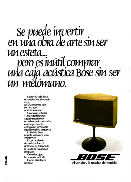 altavoces bose