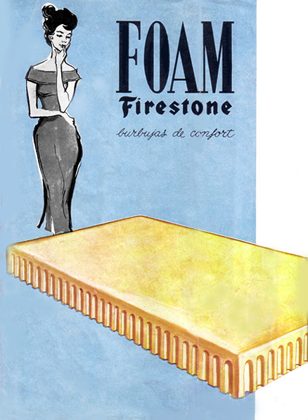 colchones de latex foam firestone