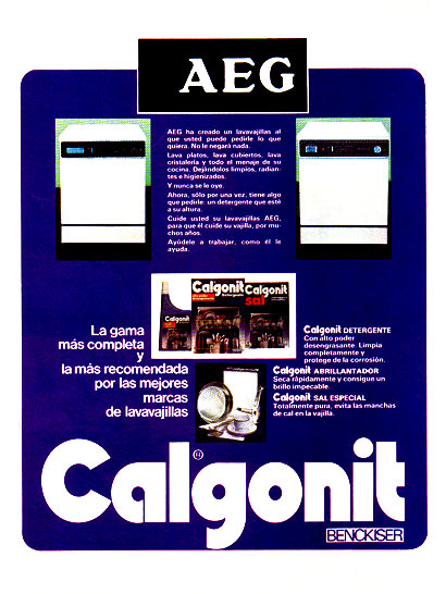 lavavajillas calgonit