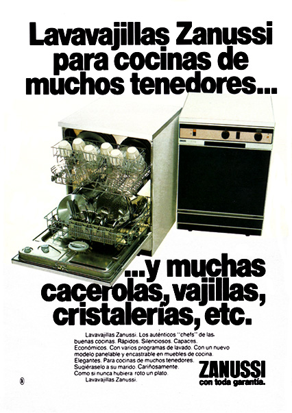 lavavajillas zanussi