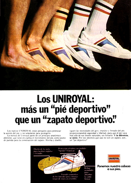 zapatos deportivos uniroyal