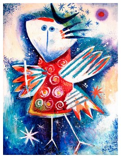 P�jaro celeste, �ngeles Nieto