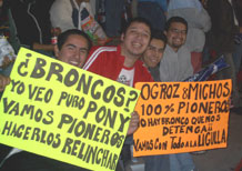 en el partido...