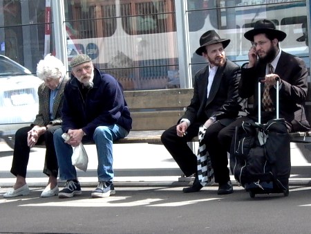 Esperando el tranv�a