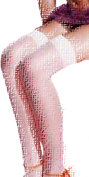 si hubieran sido medias hasta la rodilla...
