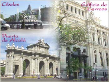 Cibeles, Correos y Puerta de Alcal&aacute