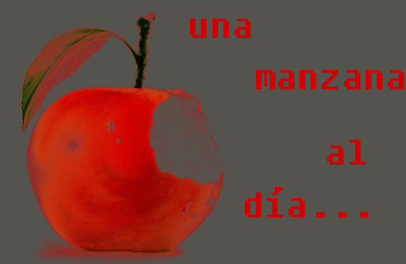 una manzana al día... (aleja la locura mía)
