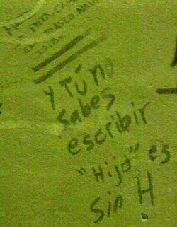 �Hijo es sin H!