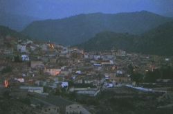 Lietor anocheciendo