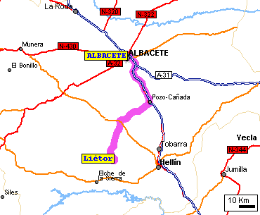 De Liétor a Albacete...
