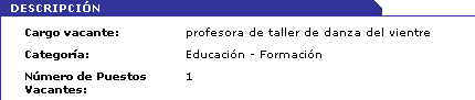 Oferta de Infojobs