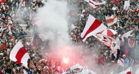 El festejo de la hinchada