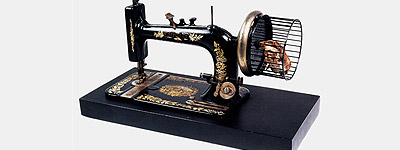 Carelman: M�quina de coser a tracci�n de roedor