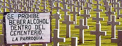Buen rollito al entregar la cuchara Cementerio de parroquia