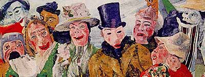 James Ensor: Intrigue, 1890 James Ensor: Intrigue, 1890