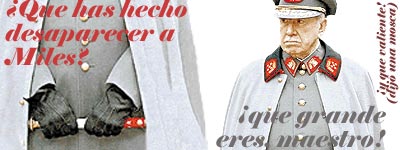 Pi-pi-no-no-Pinochet, ¡qué valiente es! El mago Pinochet
