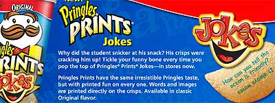 Come tinta, niño Pringles Prints