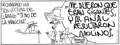 Chiste de F�lix Ruiz, Diario Palentino, 2001