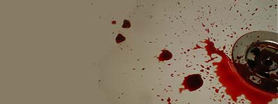 Desag�e con sangre
