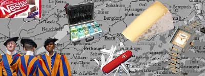 Suiza, vacas, chocolate y billetes Suiza, vacas, chocolate y billetes