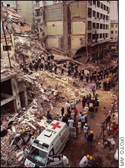 As� qued� el edificio de la AMIA . . .