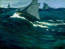 La ola verde - Claude Monet