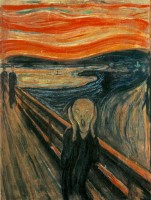 E. Munch: El grito, 1893, cera, pastel y t�mpera sobre papel cart�n, 83�5 x 66 cm, Museo Munch, Oslo.